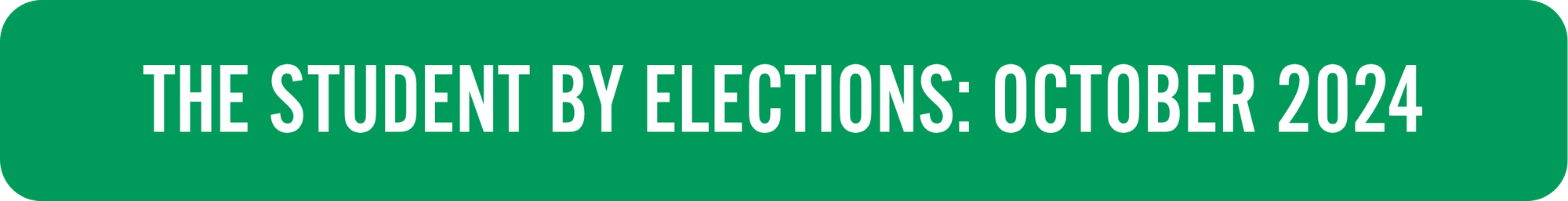 THE STUDENT BY ELECTIONS OCTOBER 2024