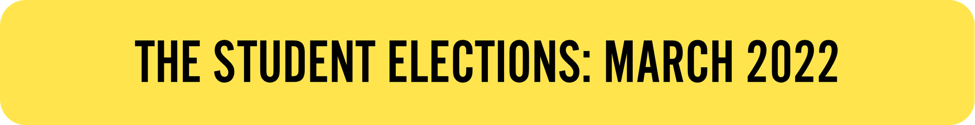 the student elections march 2022