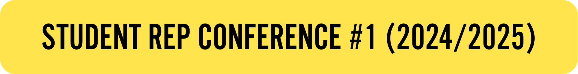 STUDENT REP CONFERENCE #1 (2024/2025)