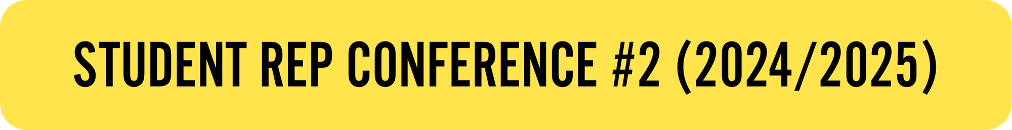 STUDENT REP CONFERENCE #3 (2024/2025)